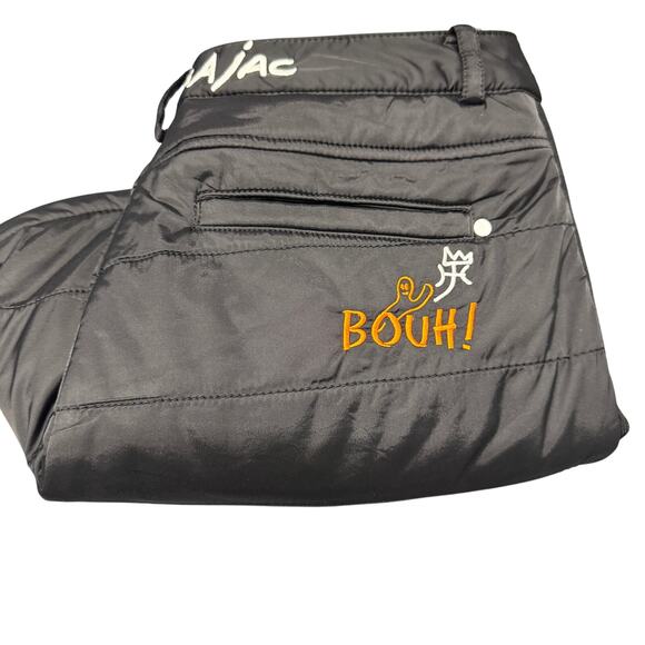 JC de Castelbajac Shorts Womens 30 (30x4.5 aCTUAL) Black Puffer Ghost BOUH Rare! - Picture 1 of 7